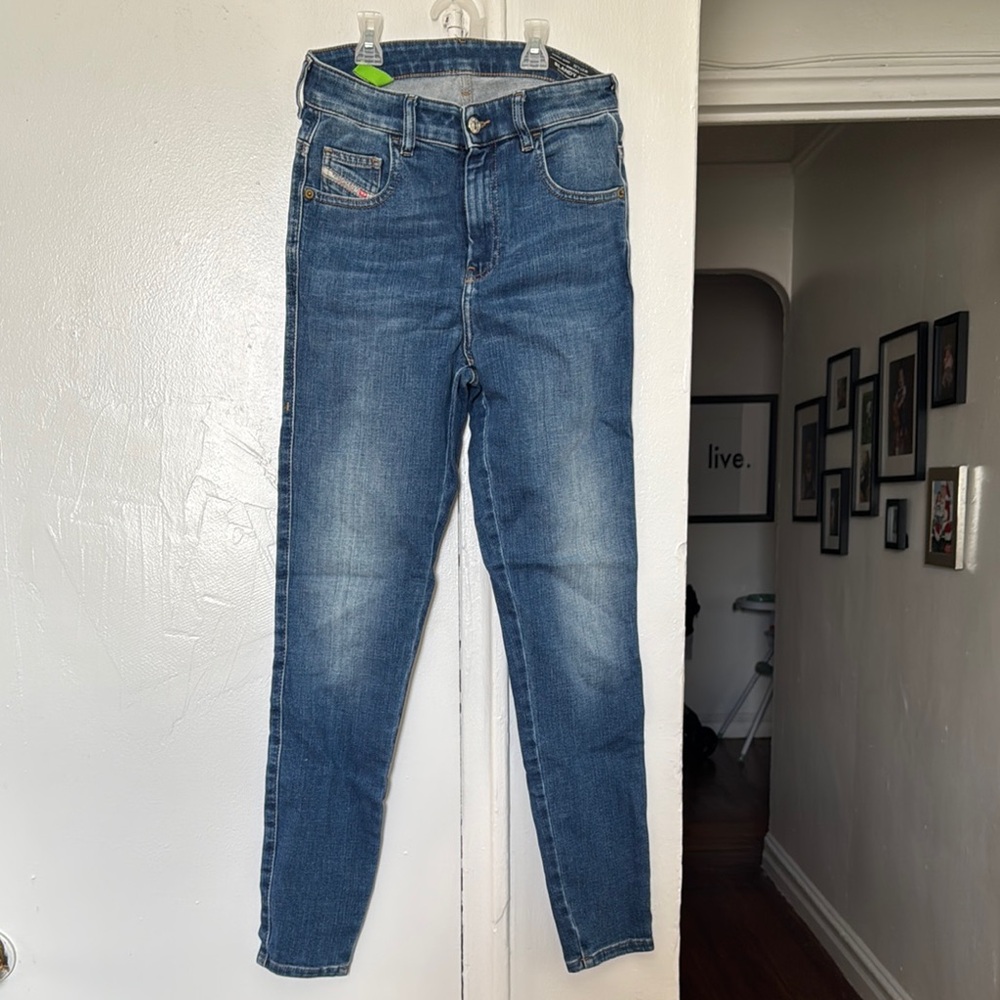 Diesel Blue Skinny Jeans